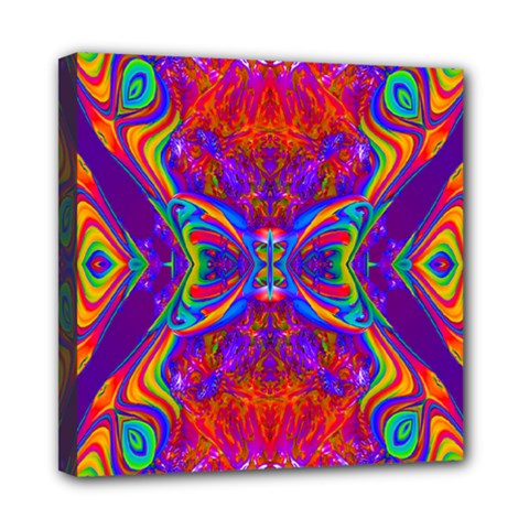 Butterfly Abstract Mini Canvas 8  X 8  (stretched) by icarusismartdesigns