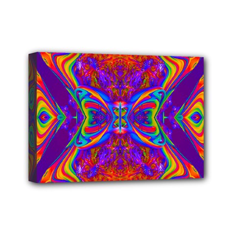 Butterfly Abstract Mini Canvas 7  X 5  (stretched) by icarusismartdesigns