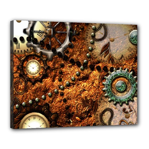 Steampunk In Noble Design Canvas 20  X 16  by FantasyWorld7