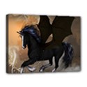 Awesome Dark Unicorn With Clouds Canvas 16  x 12  View1