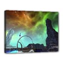 Fantasy Landscape With Lamp Boat And Awesome Sky Canvas 16  x 12  View1