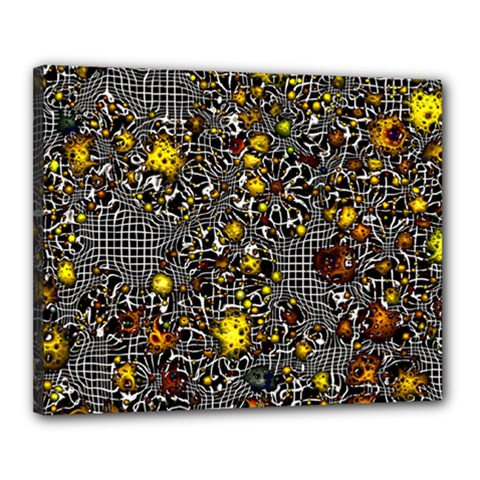 Sci Fi Fantasy Cosmos Yellow Canvas 20  X 16  by ImpressiveMoments