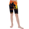 Beautiful Unicorn Silhouette In The Sunset Kid s swimwear View1