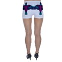 Stained Glass Bird Illustration  Skinny Shorts View2