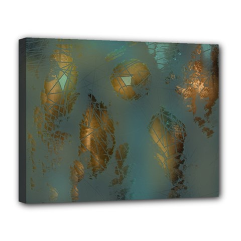 Broken Pieces Canvas 14  X 11  by digitaldivadesigns