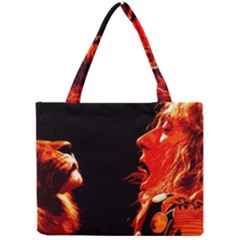 Robert And The Lion Tiny Tote Bags by SaraThePixelPixie