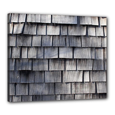 Weathered Shingle Canvas 24  X 20  by trendistuff
