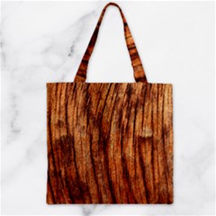 Old Brown Weathered Wood Zipper Grocery Tote Bags by trendistuff