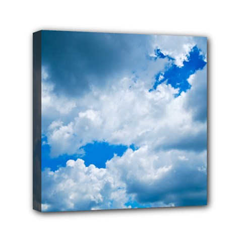 Cumulus Clouds Mini Canvas 6  X 6  by trendistuff
