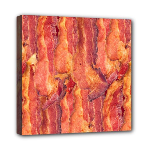 Bacon Mini Canvas 8  X 8  by trendistuff