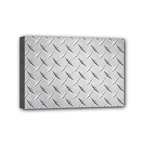 Diamond Plate Mini Canvas 6  X 4  by trendistuff