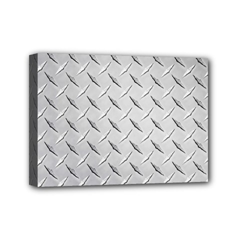 Diamond Plate Mini Canvas 7  X 5  by trendistuff