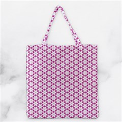 Cute Pretty Elegant Pattern Grocery Tote Bags by GardenOfOphir