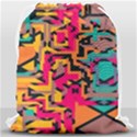 Colorful shapes Large Drawstring Bag View2