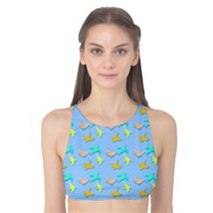 Birds Pattern2 Tank Bikini Top by LovelyDesigns4U