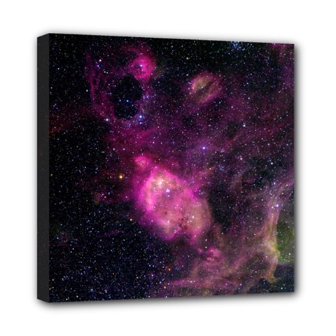 Purple Clouds Mini Canvas 8  X 8  by trendistuff