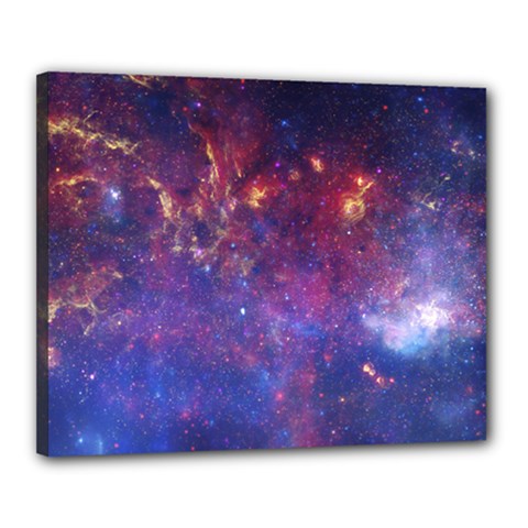 Milky Way Center Canvas 20  X 16  by trendistuff