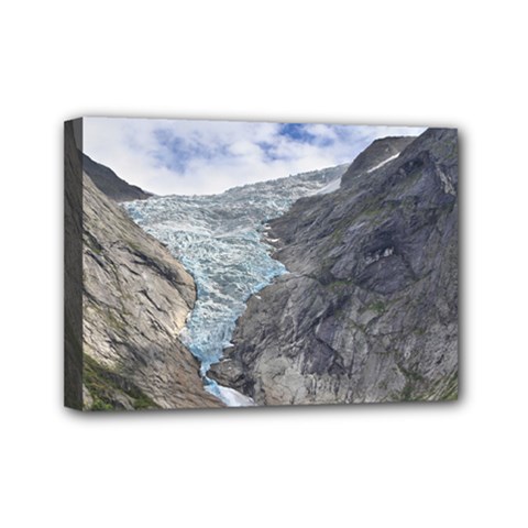 Briksdalsbreen Mini Canvas 7  X 5  by trendistuff