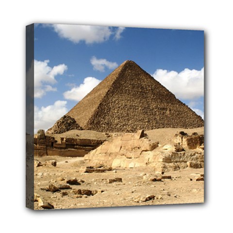 Pyramid Giza Mini Canvas 8  X 8  by trendistuff