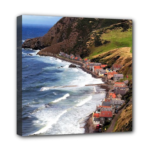Scotland Crovie Mini Canvas 8  X 8  by trendistuff
