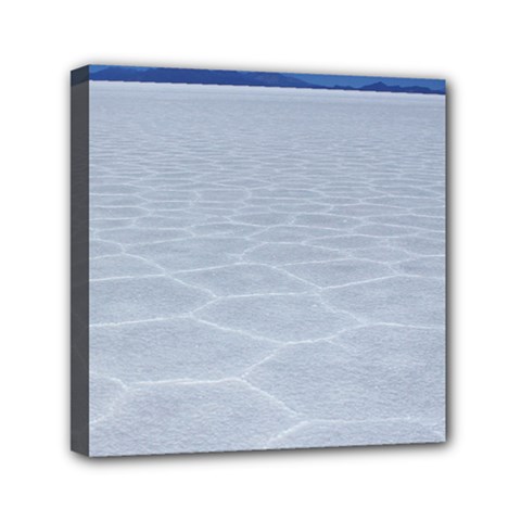 Salt Flats Mini Canvas 6  X 6  by trendistuff