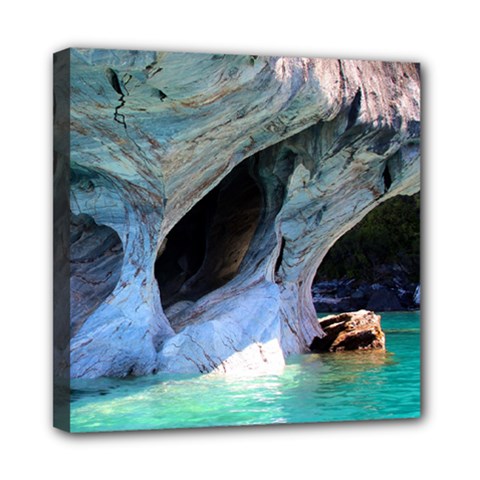 Marble Caves 2 Mini Canvas 8  X 8  by trendistuff