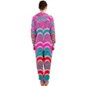 Waves pattern Hooded Jumpsuit (Ladies) View2