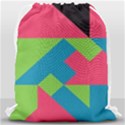 Angles Large Drawstring Bag View2