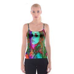 Alice In Wonderland Spaghetti Strap Top by icarusismartdesigns