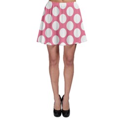 Pink Polkadot Skater Skirt by Zandiepants