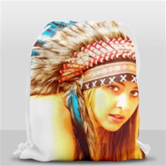 Indian 12 Drawstring Bag (small) by indianwarrior