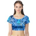 Medusa Metamorphosis Short Sleeve Crop Top (Tight Fit) View1