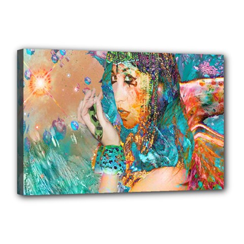 Star Illumination Canvas 18  X 12  by icarusismartdesigns