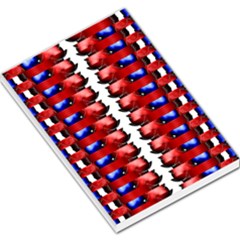 The Patriotic Flag Large Memo Pads by SugaPlumsEmporium