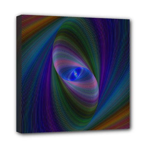 Eye Of The Galactic Storm Mini Canvas 8  X 8  by StuffOrSomething
