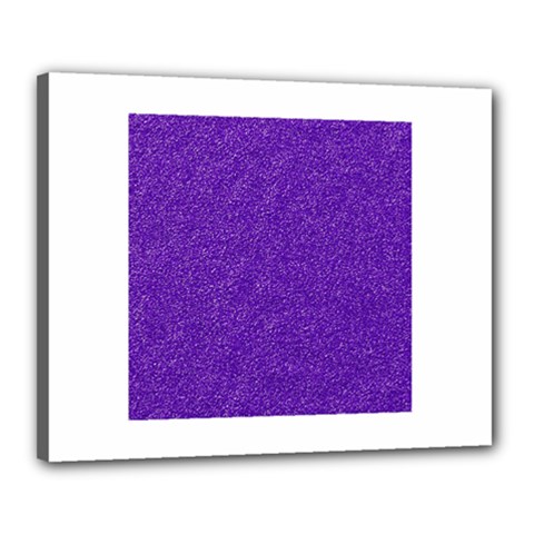 Festive Purple Glitter Texture Canvas 20  X 16  by yoursparklingshop