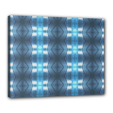 Blue Diamonds Of The Sea 1 Canvas 20  X 16  by yoursparklingshop