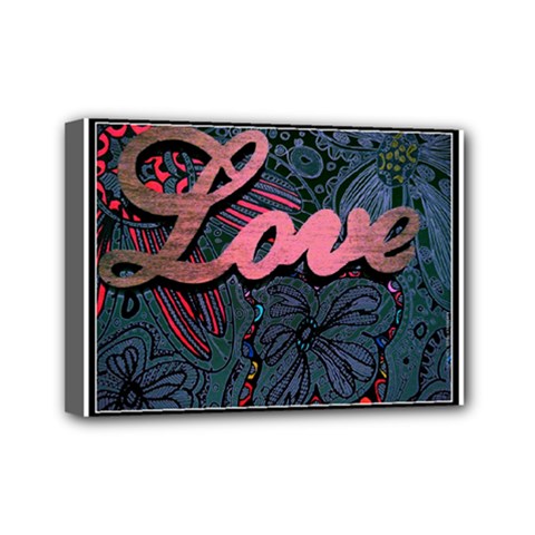 Love! Mini Canvas 7  X 5  by SugaPlumsEmporium