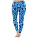Blue Sea Jewel Mandala Winter Leggings  View4