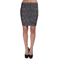 Abstract Reg Bodycon Skirt by FunkyPatterns