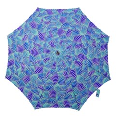 Blue And Purple Glowing Hook Handle Umbrellas (small) by FunkyPatterns