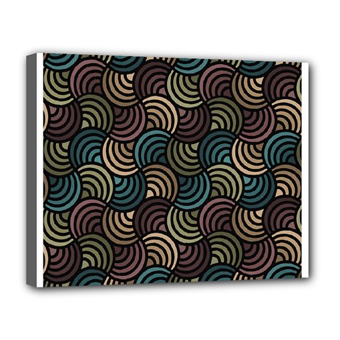 Glowing Abstract Canvas 14  X 11  by FunkyPatterns