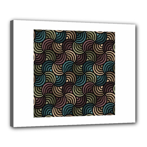Glowing Abstract Canvas 20  X 16  by FunkyPatterns
