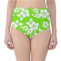 Lime Hawaiian High-Waist Bikini Bottoms View1