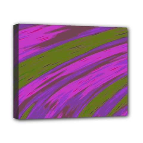 Swish Purple Green Canvas 10  X 8  by BrightVibesDesign