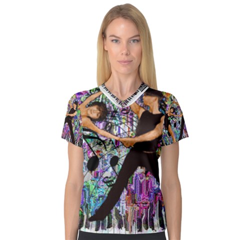 Picmix Com 4880473 Women s V-neck Sport Mesh Tee by jpcool1979