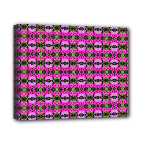 Pretty Pink Flower Pattern Canvas 10  X 8  by BrightVibesDesign