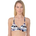 Hillary 2016 Historic Newspaper Collage Reversible Tri Bikini Top View3