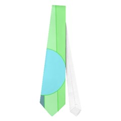 Green Bird Neckties (one Side)  by Valentinaart