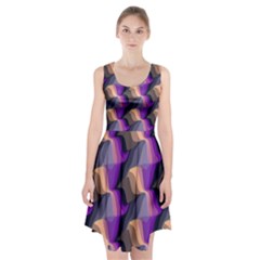 Wavy Pattern   Racerback Midi Dress by LalyLauraFLM